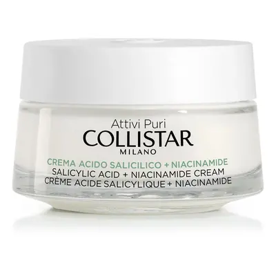 Collistar Attivi Puri Crema Viso Acido Salicilico + Niacinamide Anti-Imperfezioni Seboequilibran