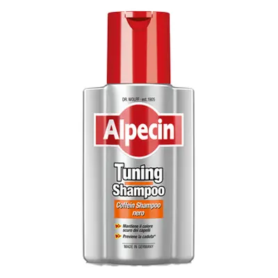 Alpecin Tuning Shampoo Per Capelli Alla Caffeina Nero 200 ml