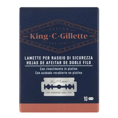 King C Gillette Lamette Per Rasoio Box Da 10 Pz