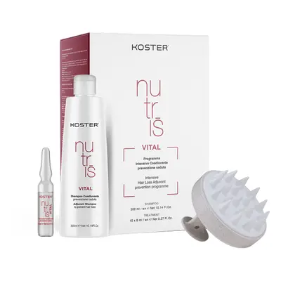 Koster Nutris Vital Kit Prevenzione Caduta Per Capelli Deboli E Fragili