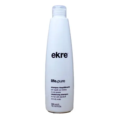 Ekre Life Pure Shampoo Riequilibrante Per Capelli Con Forfora E Cute Grassa 300 ml