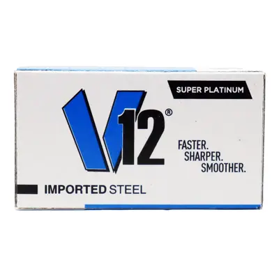 V12 Super Platinum Lamette Da Barba Box Da 10 pz