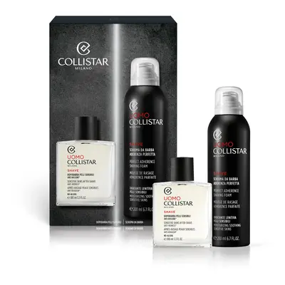 Collistar Cofanetto Schiuma Da Barba Aderenza Perfetta 200 ml + Dopobarba Pelli Sensibili 100 ml