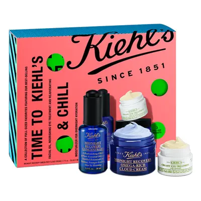 Time to Kiehl's & Chill Tre Formule Nutrienti Per Il Viso E Il Contorno Occhi Per Il Trattamento