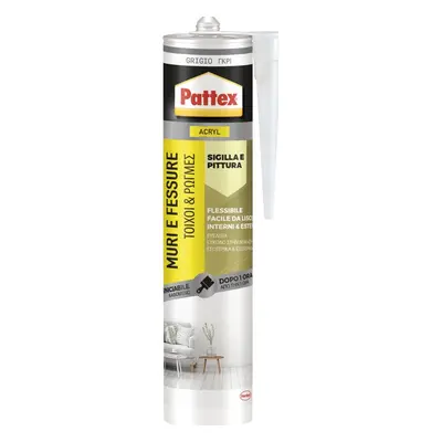 Pattex Silicone sigillante Muri&Fessure 1 pezzo da 280 mL