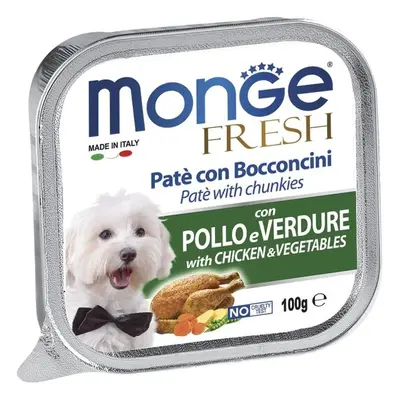 Monge Monge Fresh Patè Cani 100 gr Pollo e Verdure