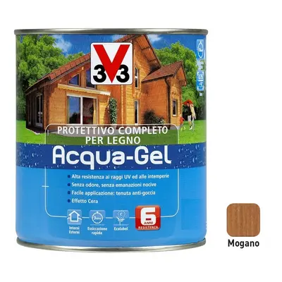 V33 Impregnante protettivo completo per legno acqua gel all' acqua da 2,5 L