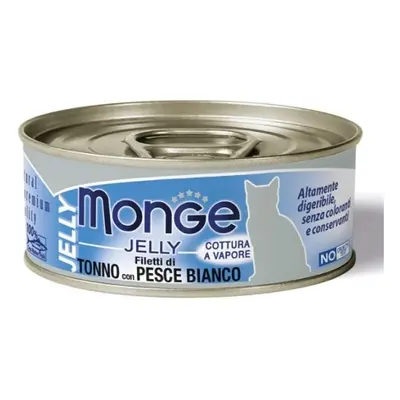 Monge Monge Jelly Cat Adult Tonno e Pesce Bianco 80 gr