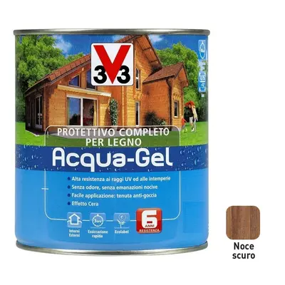 V33 Impregnante per legno all' acqua da 0,75 L