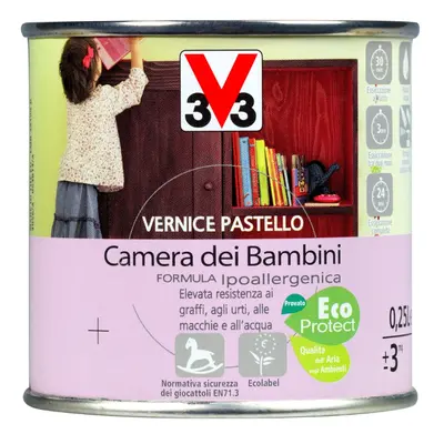 V33 Vernice per legno pastello camera dei bambini