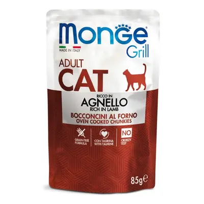 Monge Monge Gatto Grill Adult Bocconcini Agnello 85 gr