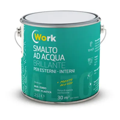 Work Smalto Work all'acqua da 2.5 L