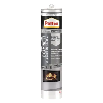 Pattex PATTEX SIGILLANTE BARBECUE E CAMINE sigillante grigio da 0,28 L