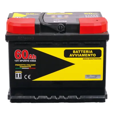 Rhütten Batteria auto potenza 60 Ah