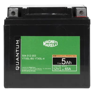 Magneti Marelli Batteria moto Quantum potenza 5 Ah