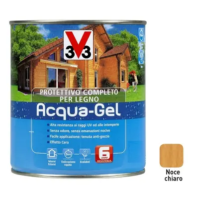 V33 Impregnante per legno all' acqua da 0,75 L