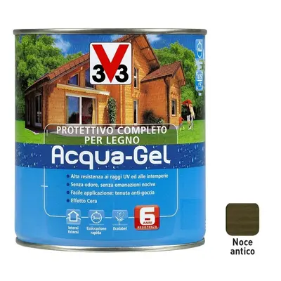 V33 Impregnante per legno all'acqua da 0,75 L