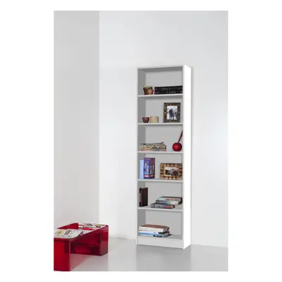 CTF Libreria Laser 6 ripiani Bianco