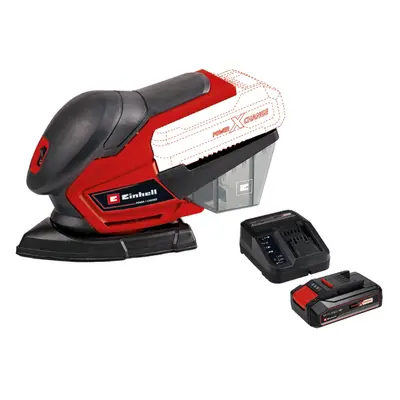 Einhell Levigatrice orbitale TE-OS 18/150 Li + Starter Kit 18V 2.5Ah a batteria - 18 V