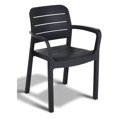 Keter Tisara chair - 58x53x83h - smooth finish/rezolith