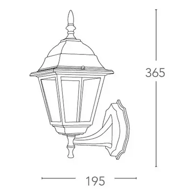 Fan Europe Applique Roma 60 W