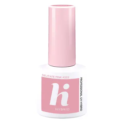 HI HYBRID Choco&Latte Smalto Semipermanente #222 Delicate Pink 5ml - Smalto Effetto Gel