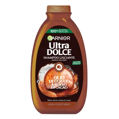 Garnier Shampoo Olio di Cocco e Burro di Cacao 400ml - Shampoo Lisciante