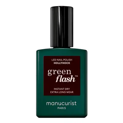 Manucurist GREEN FLASH - Smalto Semipermanente Hollyhock 15ml - Smalto Effetto Gel