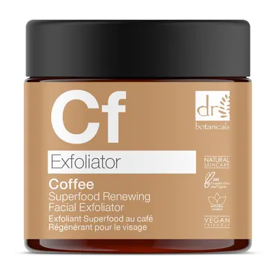 Dr. Botanicals Coffee Superfood Renewing Facial Exfoliator 60ml - Esfoliante viso