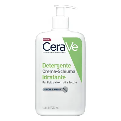 CERAVE Detergente Crema-Schiuma Idratante 473ml - Gel detergente viso