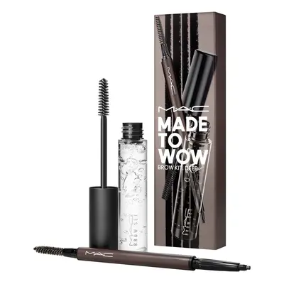 MAC Made To Wow Brow Kit Deep - Gel e mascara sopracciglia