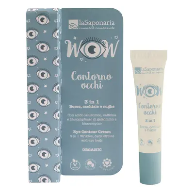 LA SAPONARIA WOW crema contorno occhi 3 in 1 15ml - Tratt.anti borse e occhiaie