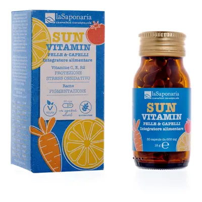 LA SAPONARIA SUN VITAMIN - Integratore alimentare protezione e pigmentazione 30CAPS - Integrator