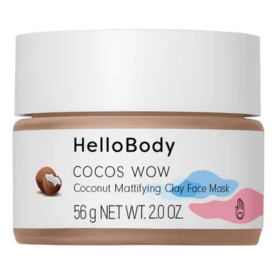 HELLO BODY Cocos Wow 50ml - Maschera Purificante viso