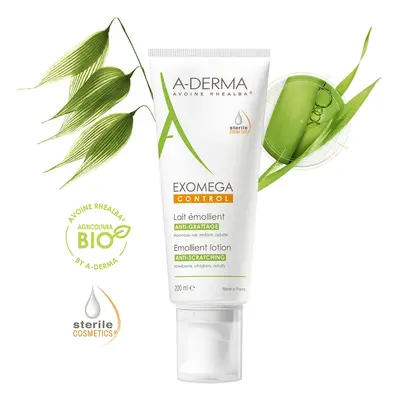 Aderma Latte Emolliente 200ml - Crema viso giorno lenitiva