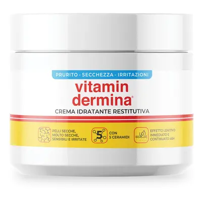 VITAMINDERMINA Crema Idratante Restitutiva 400ml - Tratt.viso 24 ore idratante