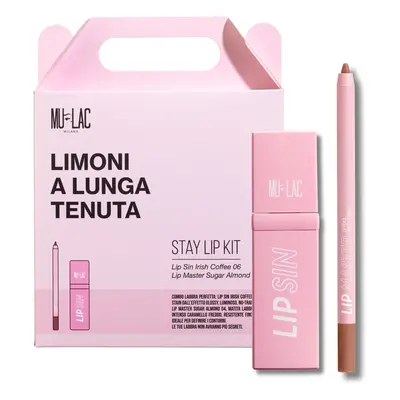 Mulac LIMONI A LUNGA TENUTA - Stay Lip Kit - Cofanetto Make Up