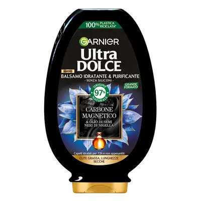 Garnier Ultra Dolce Carbone Magnetico Balsamo Purificante & Idratante 360ml - Balsamo Purificant