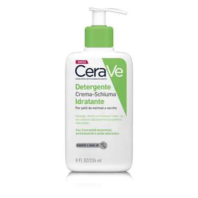 CERAVE Detergente Crema-Schiuma Idratante 236ml - Gel detergente viso