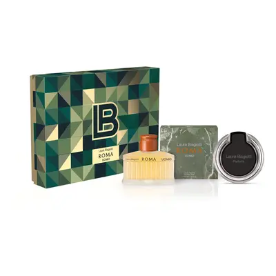 Laura Biagiotti ROMA UOMO Geometric Set - Cofanetto Profumo Uomo