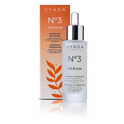 Gyada Cosmetics Siero Viso N. 3 - Esfoliante / Illuminante 30ml - Siero viso illuminante