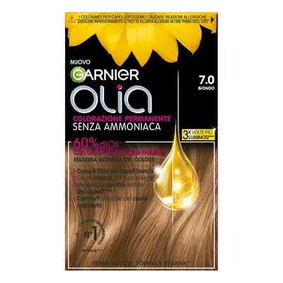 Garnier Colorazione Permanente Senza Ammoniaca Biondo (7.0) - Colorazione Capelli