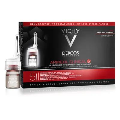 VICHY Dercos Aminexil trattamento anticaduta uomo 21 fiale 21 x 6ml - Trattamento per Capelli