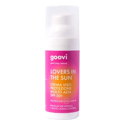 Goovi LOVERS IN THE SUN Crema Solare Viso SPF50+ 50ml - Solare viso alta prot.