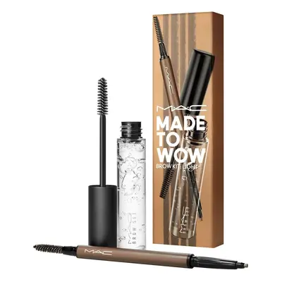 MAC Made To Wow Brow Kit Light - Gel e mascara sopracciglia