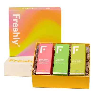 FRESHLY COSMETICS Kit Mini Cleanser Trio - Cofanetto Detergente