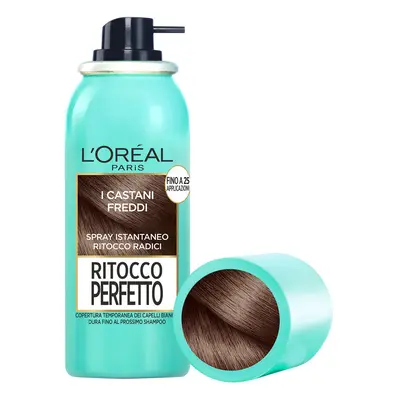 L'Oréal Paris Spray Istantaneo Ritocco Radici I Castani Freddi - Spray Colorato Capelli