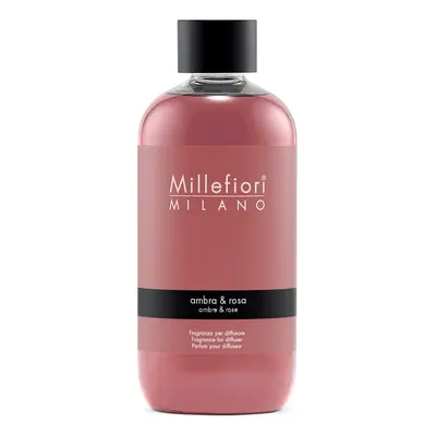 Millefiori Milano Ambra & Rosa 250ml - Profumo per Diffusore