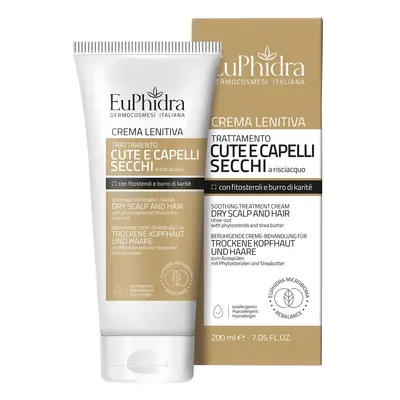 Euphidra Crema Lenitiva Cute Capelli Secchi 200ml - Crema Capelli