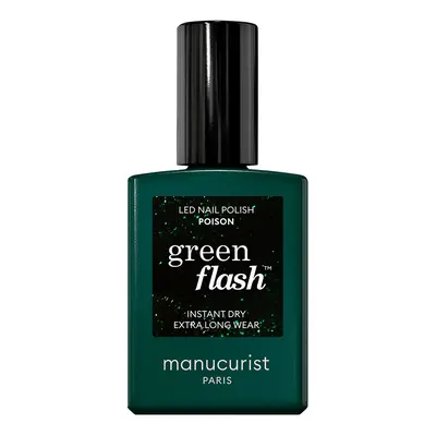 Manucurist GREEN FLASH - Smalto Semipermanente Poison 15ml - Smalto Effetto Gel